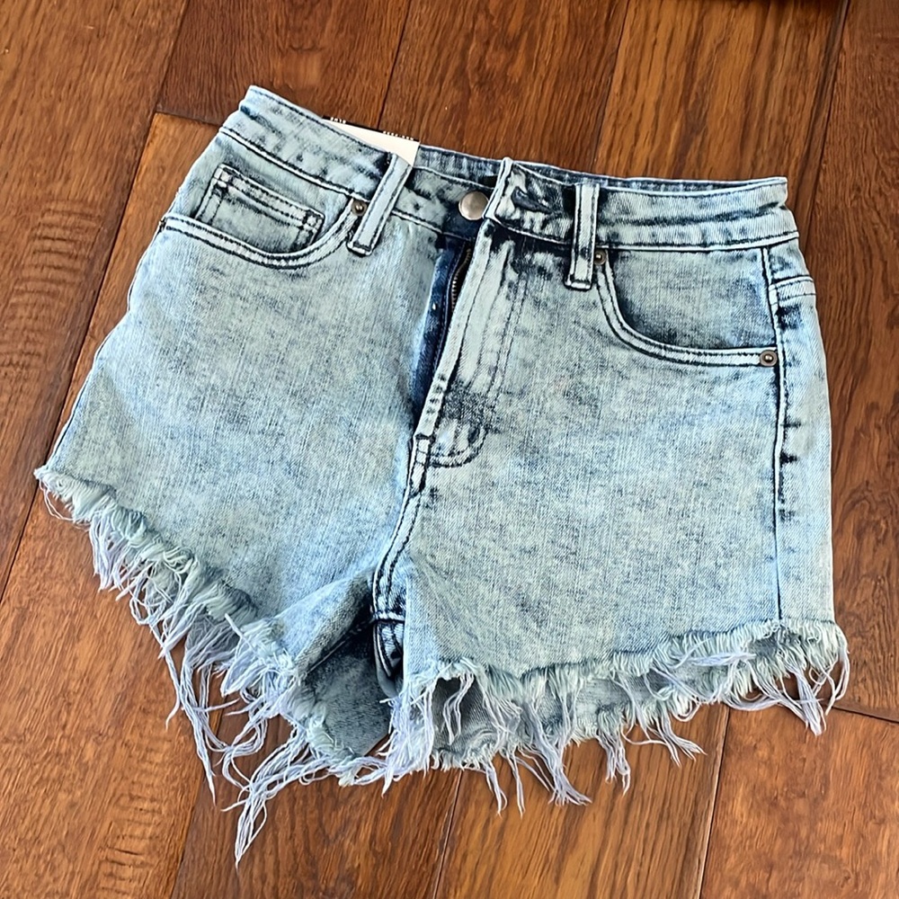 American Bazi blue denim shorts, Size S